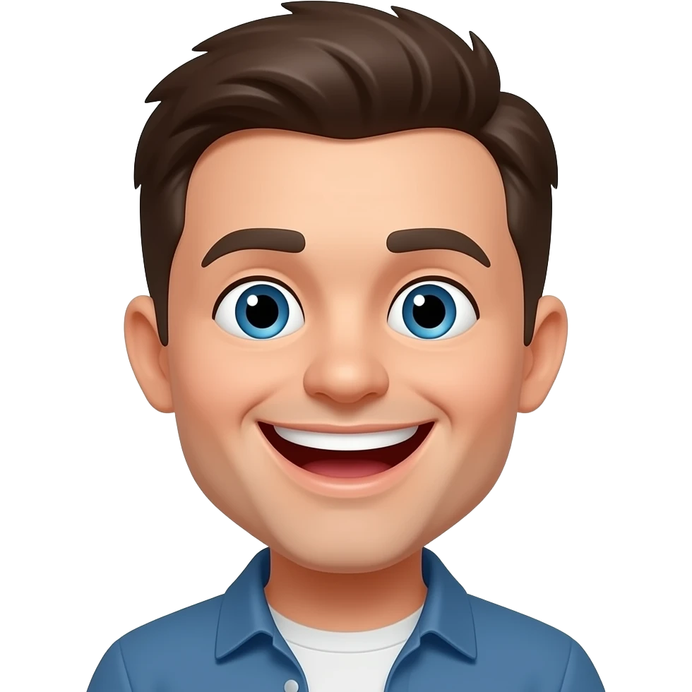 laughing emoji shaped like the letter E emoji