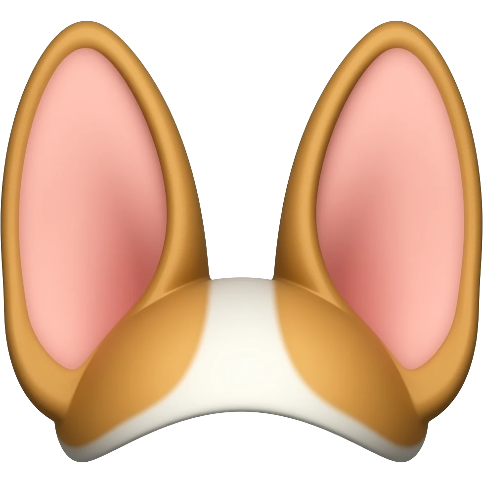 ears of a dog only emoji