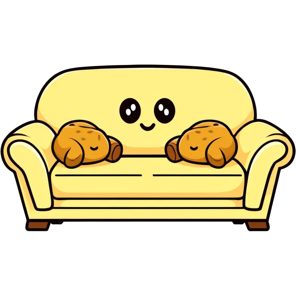 Couch potato  emoji