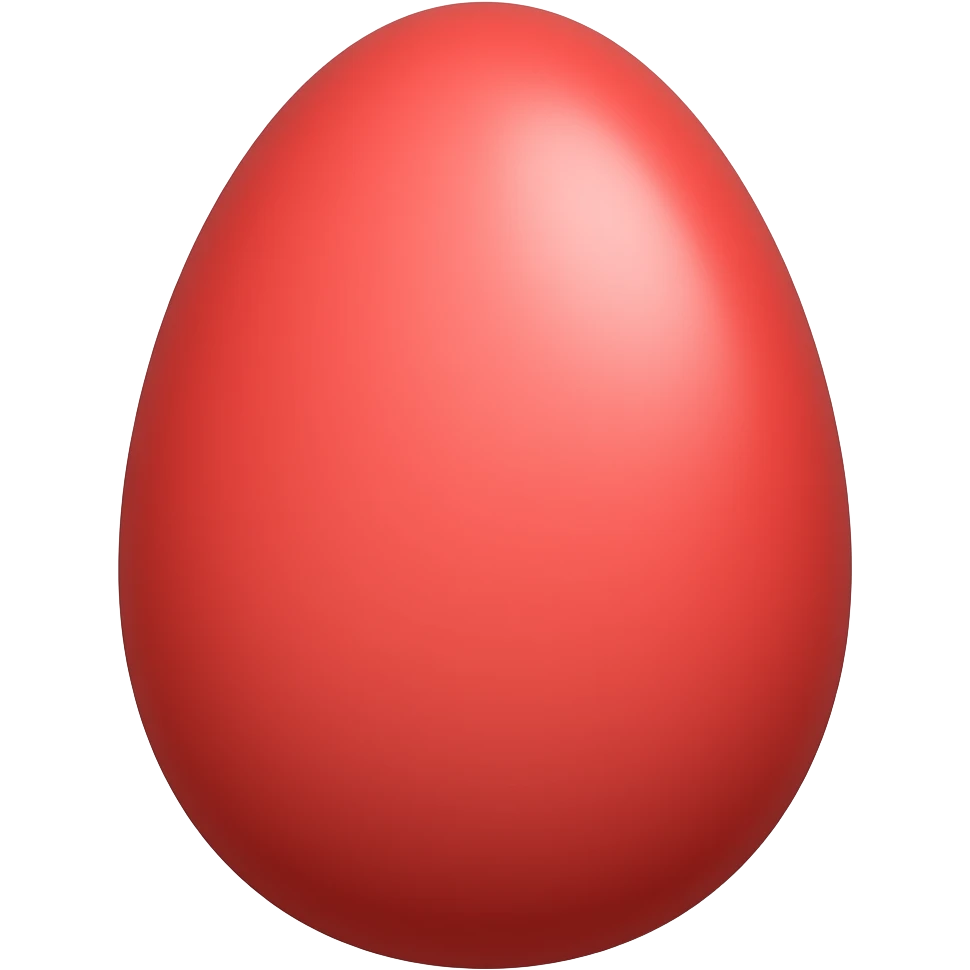 RED EGG emoji