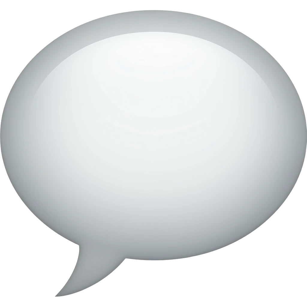 Speech Balloon emoji