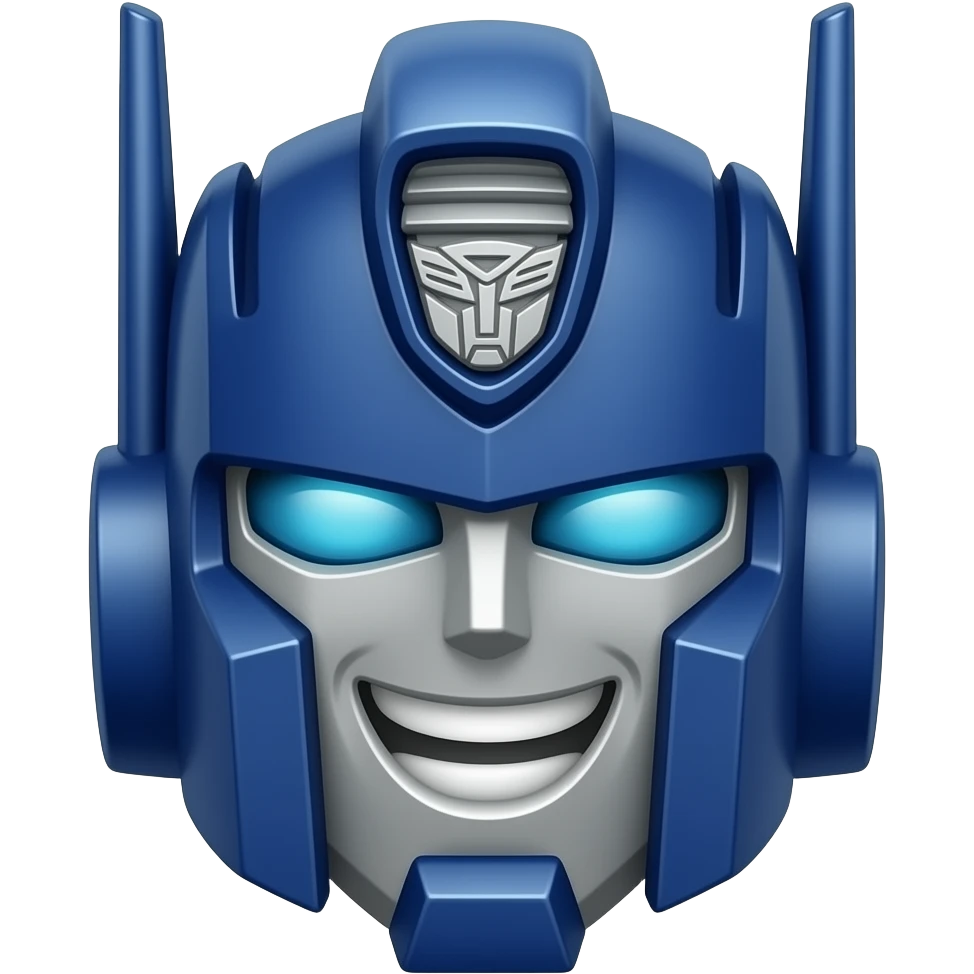 Optimus prime laughing emoji