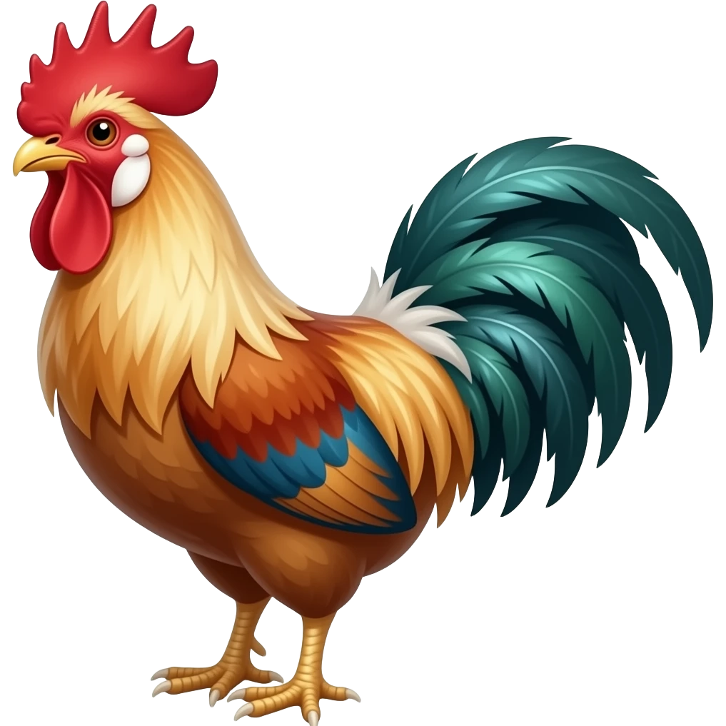 North direction cock emoji