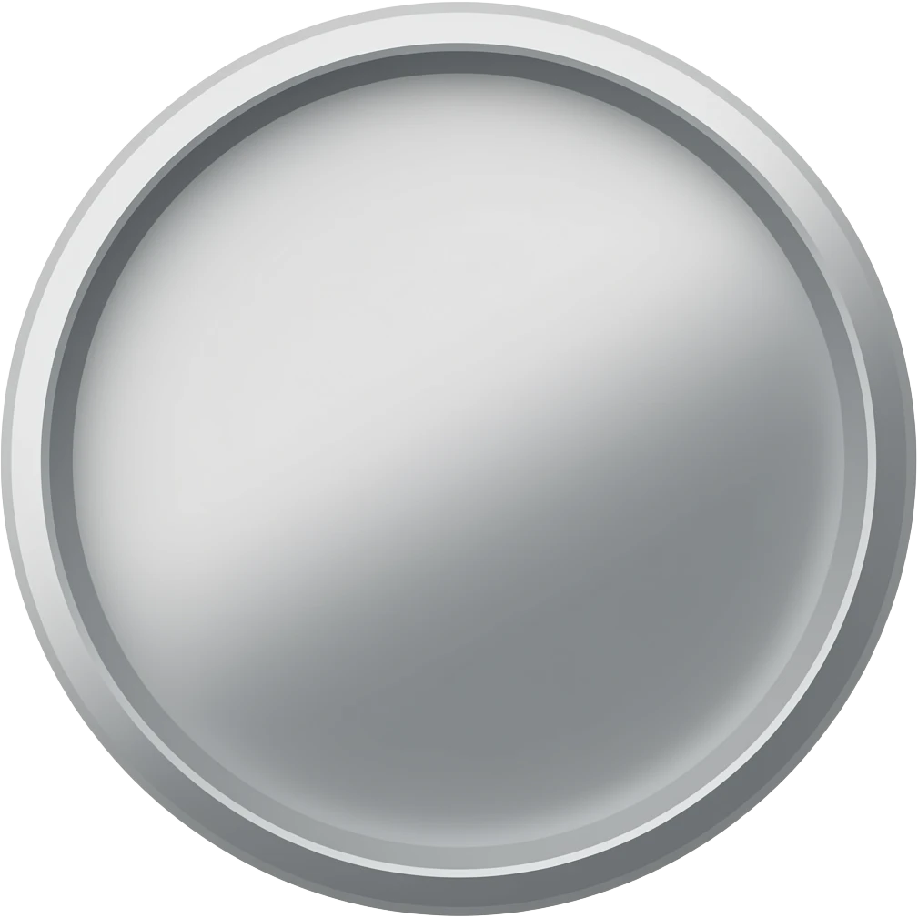 Silver  coin emoji