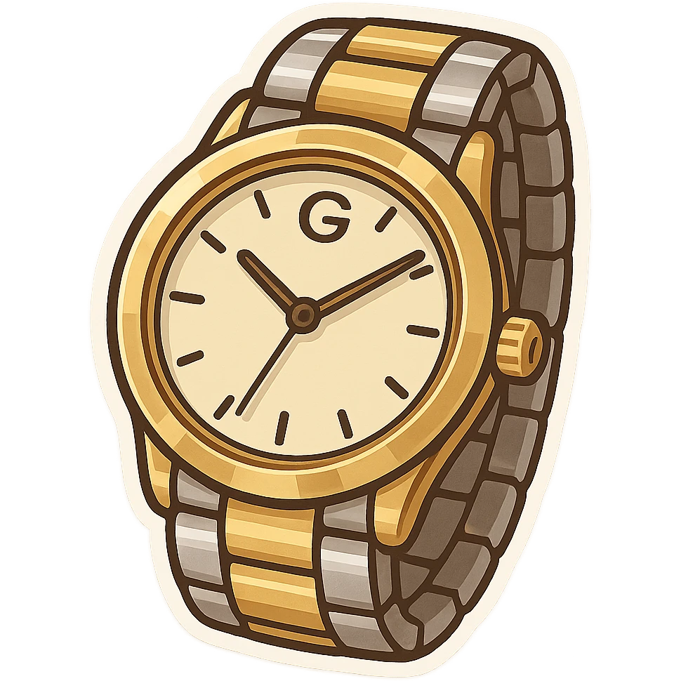 Luxury brand watches emoji