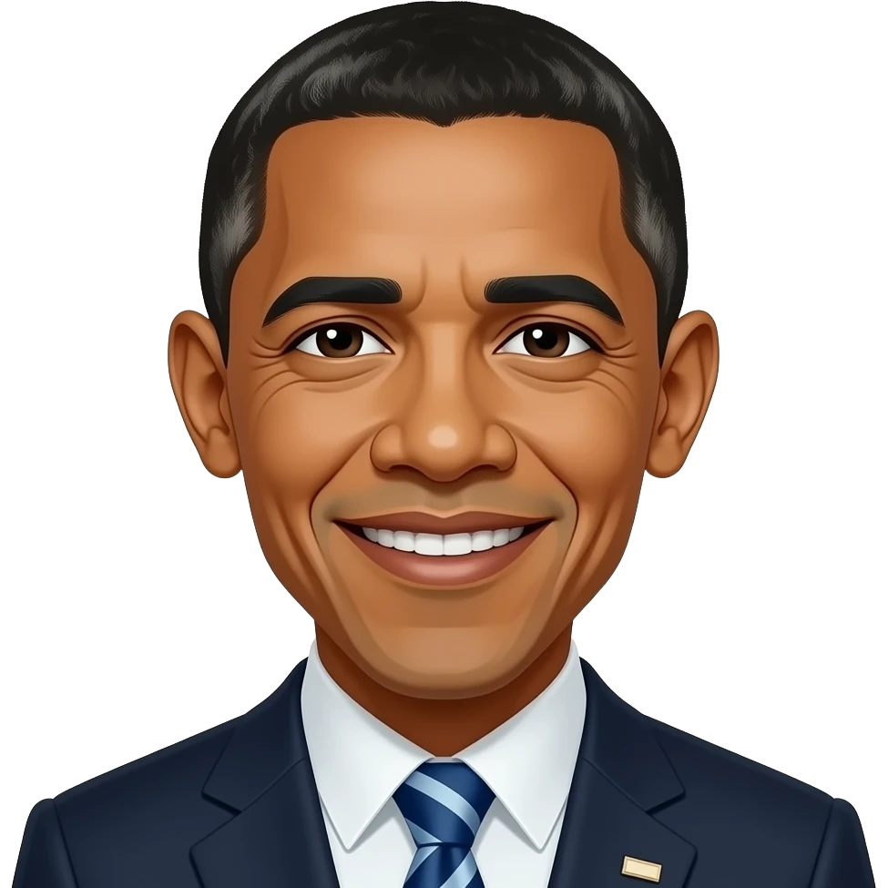 Obamas toenails emoji