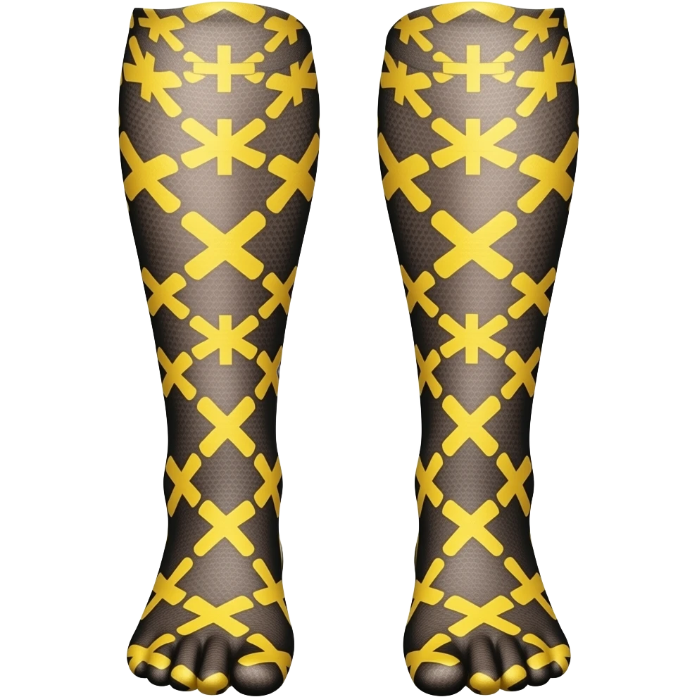 yellow cross partnered stockings emoji