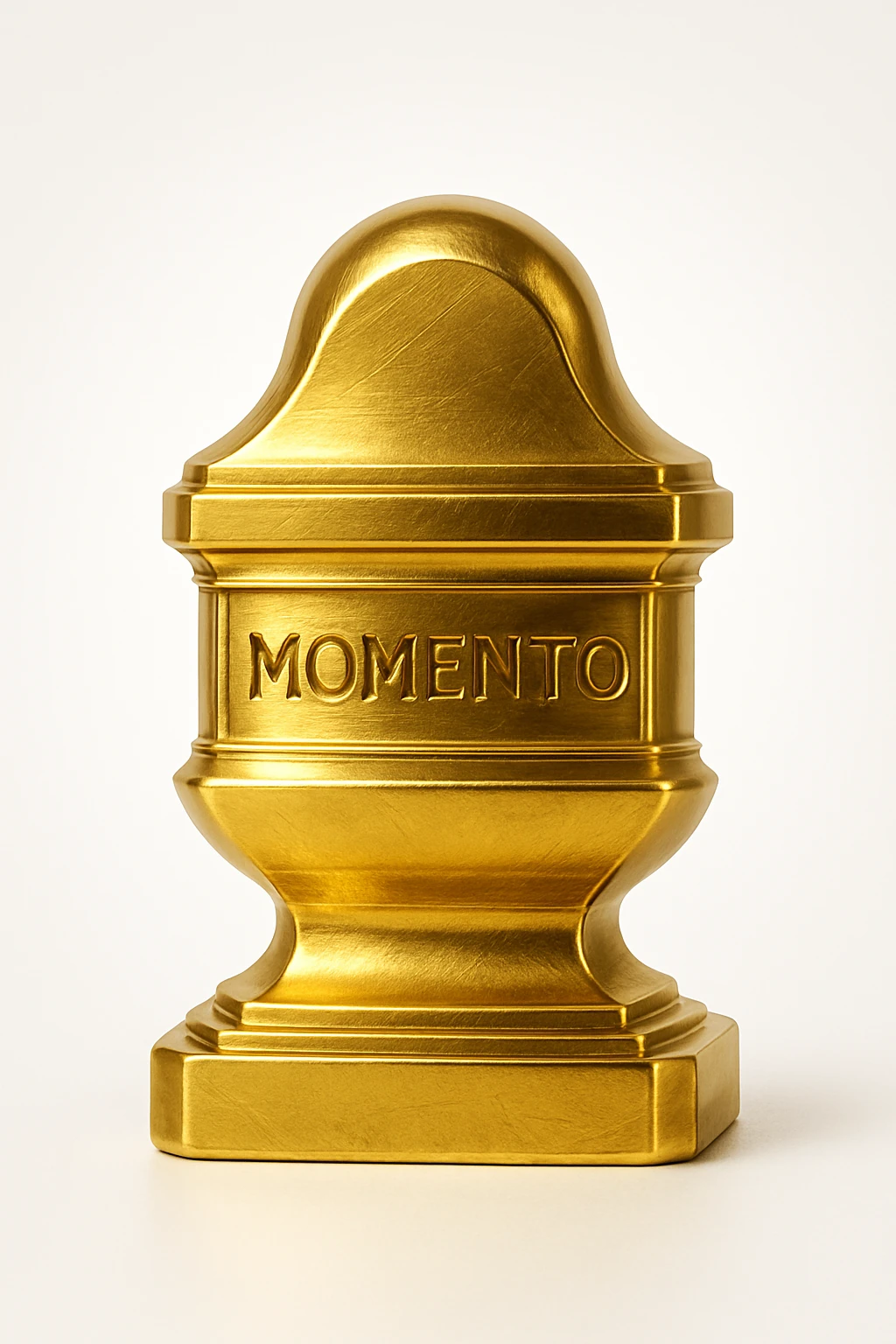 "momento" but gold, front view emoji