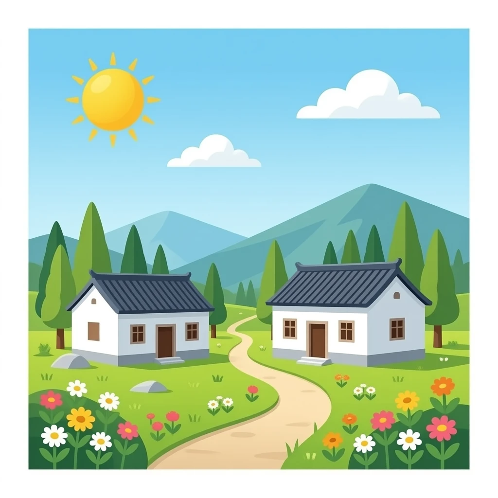 Chinese cottage emoji