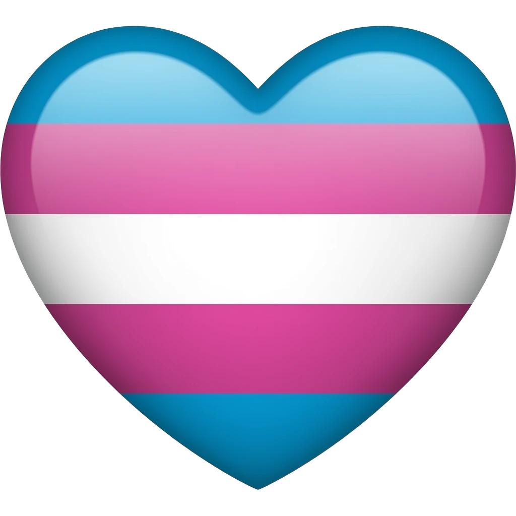 Lesbian flag heart emoji