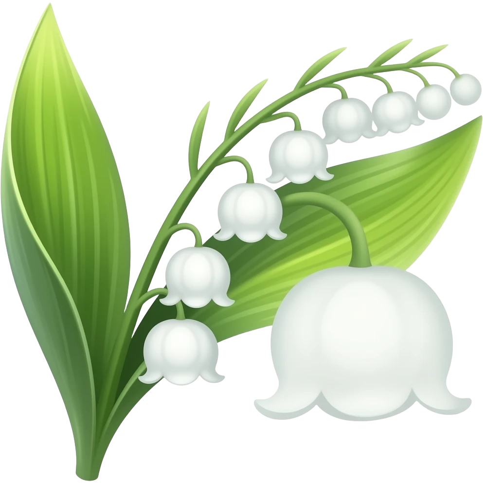 lily of the vallies emoji
