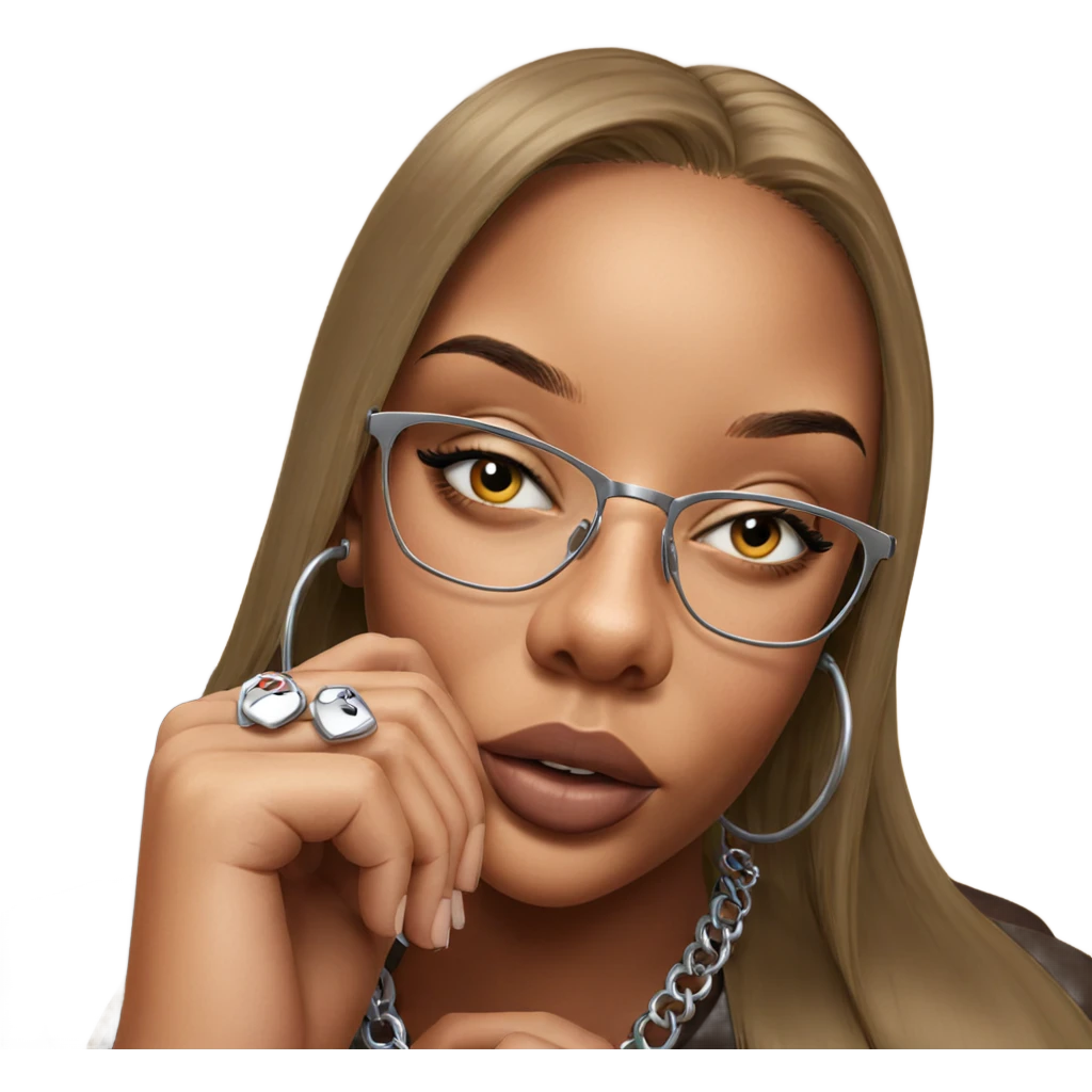 realistic portrait of girl emoji