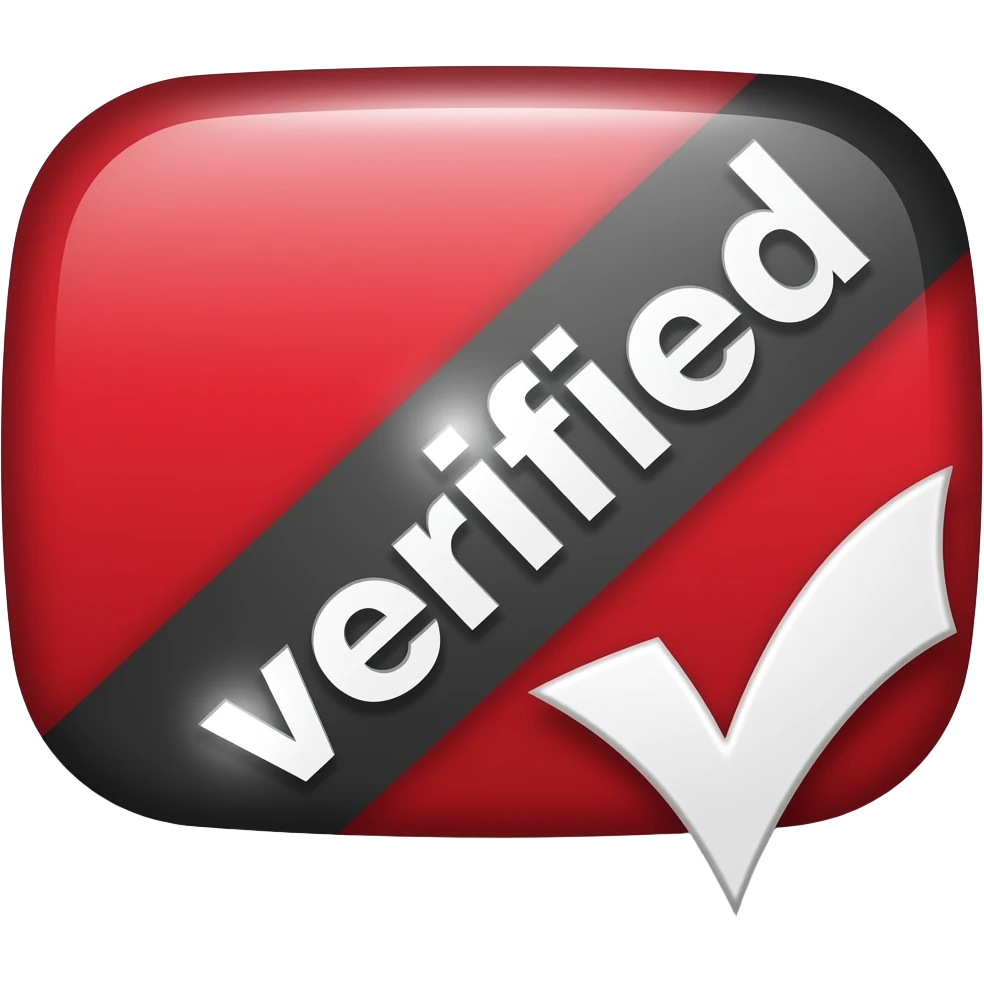 YOUTUBE verified logo emoji
