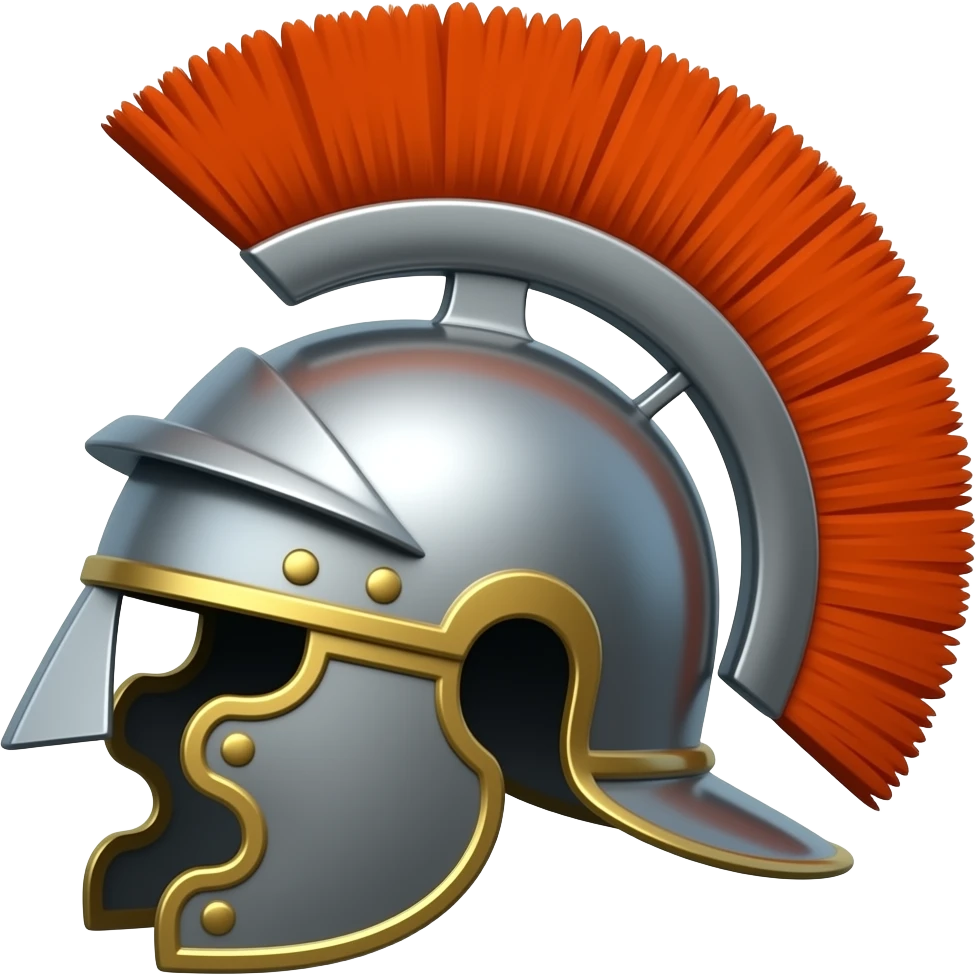 Casco romano emoji