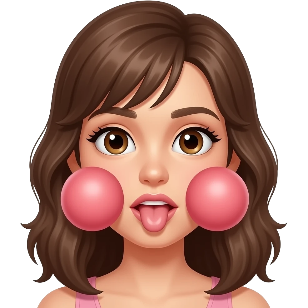 Penis fully inserted into pretty mouth with only testicles left out and slapping pretty girls face.     balls slapped across her face emoji