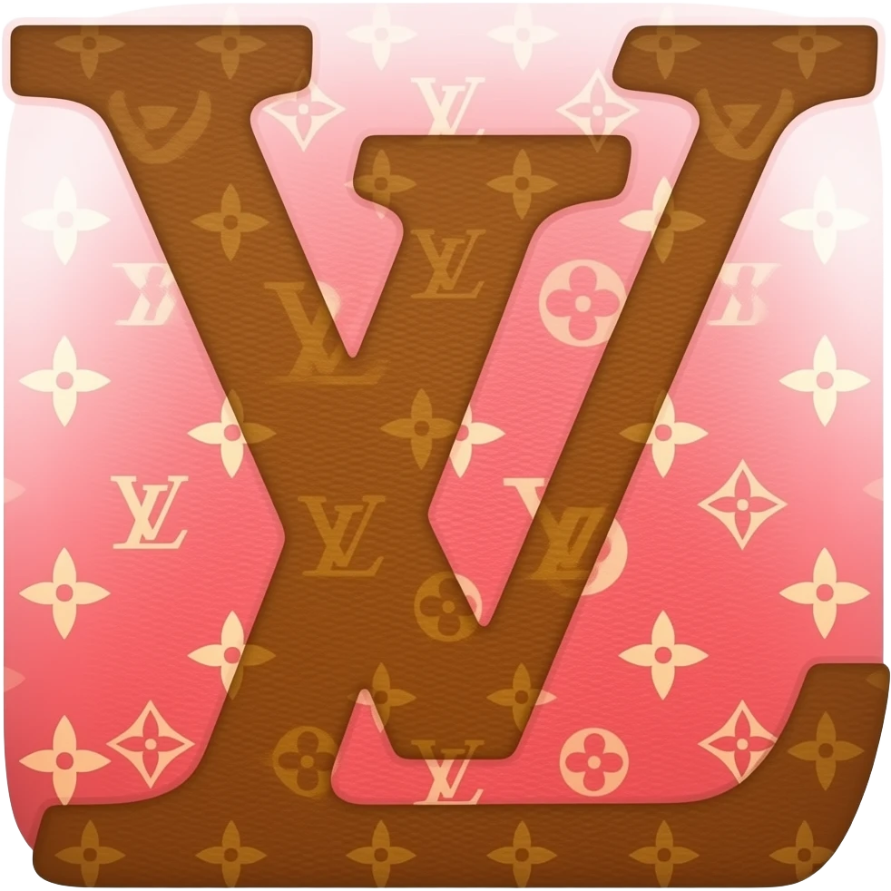 Louis Vuitton red emoji