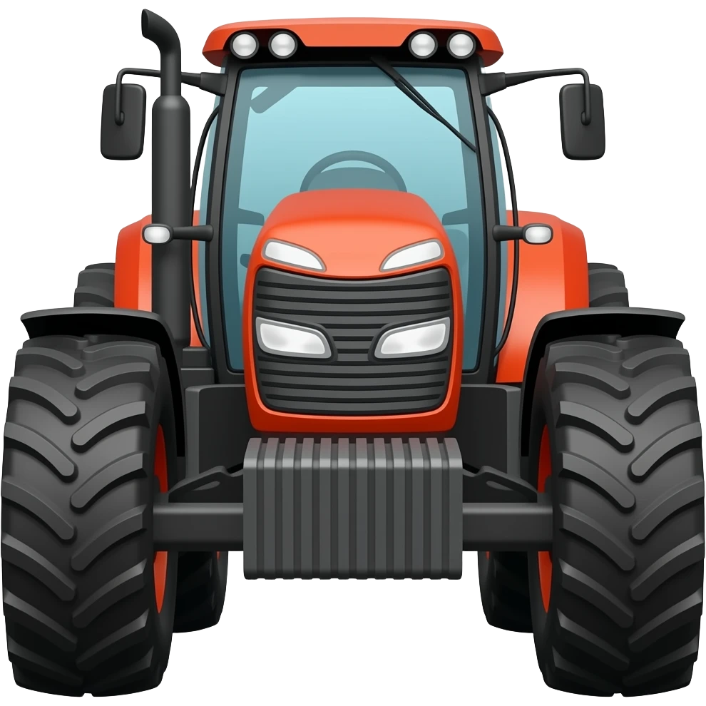 Tractor front side emoji