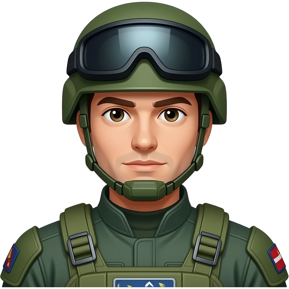Make a Marine in Green on Green PT gear emoji