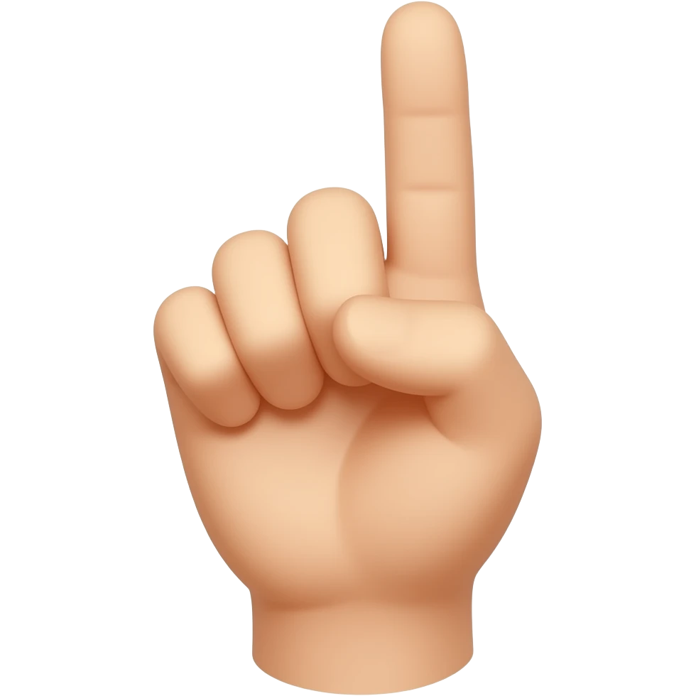 middlefinger on nose emoji