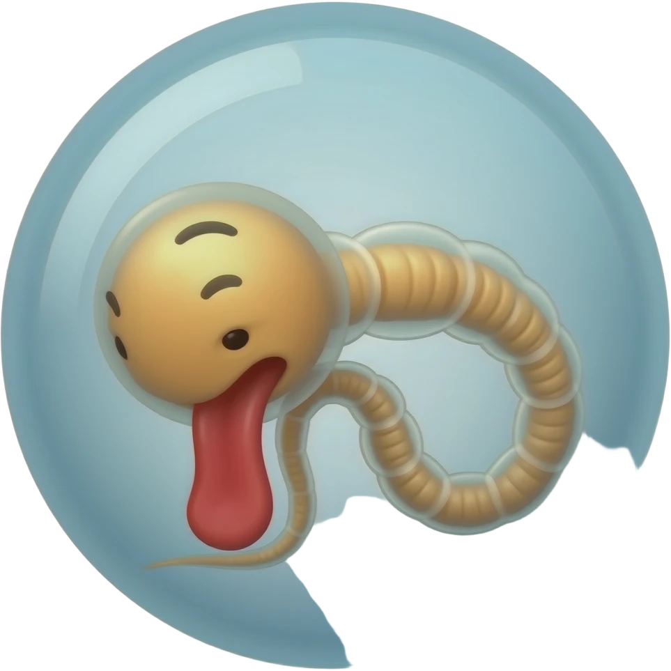 Espermatozoide con hambre emoji