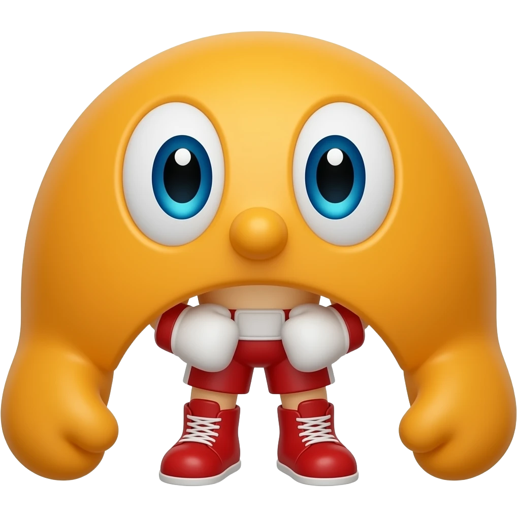Boxing pac man emoji emoji