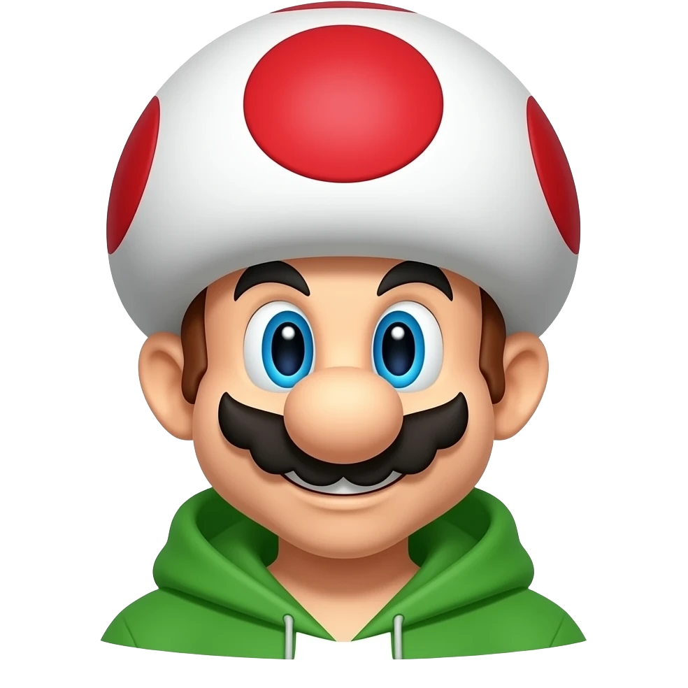 Toad from super Mario emoji