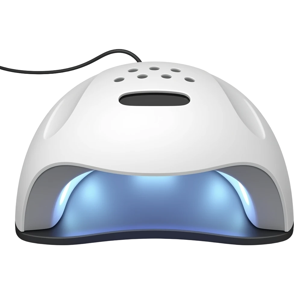 Nail lamp uv realistic emoji