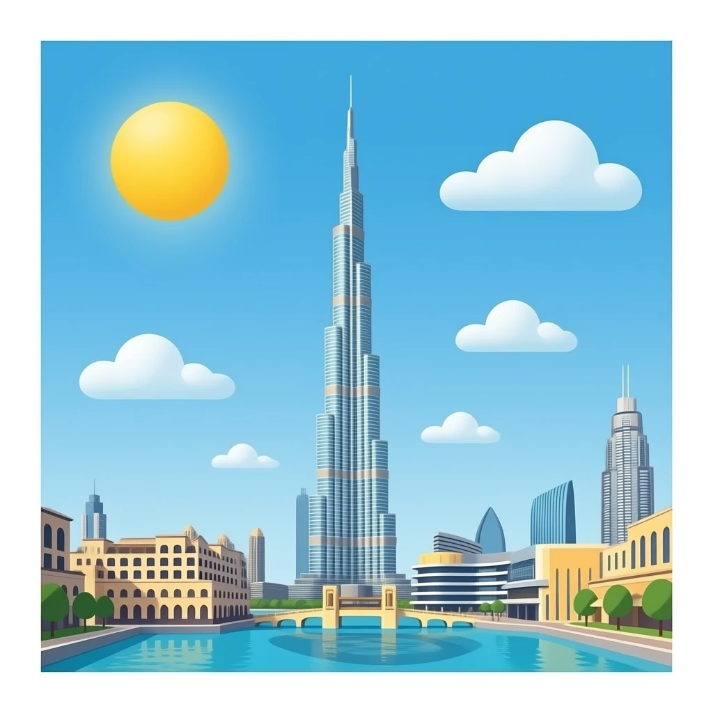 burj khalifa emoji