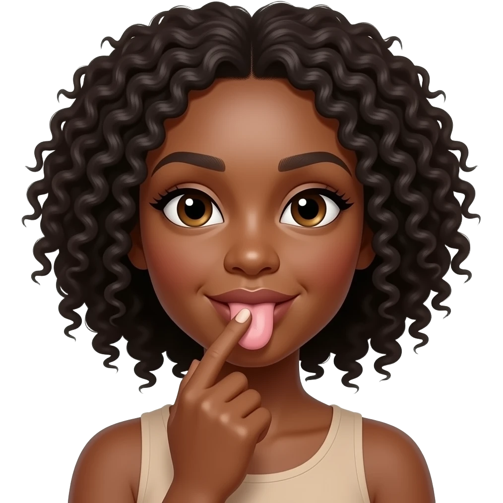 Black woman fucking white penis emoji