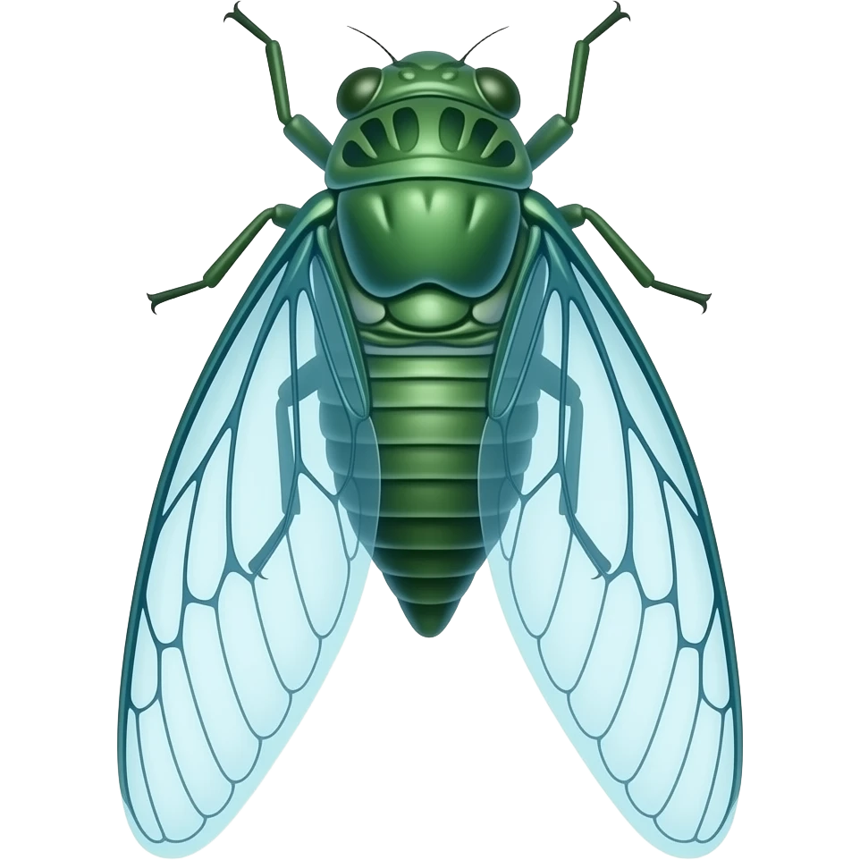 Wings open wings open X-ray x ray x ray Blue blue and green and green x-ray of a realistic a flying wings spread out, wings spread out cicada; emoji
