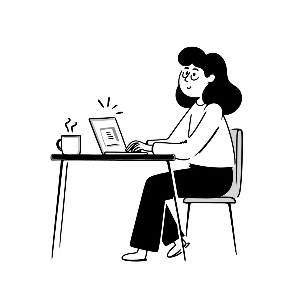 woman on a laptop emoji
