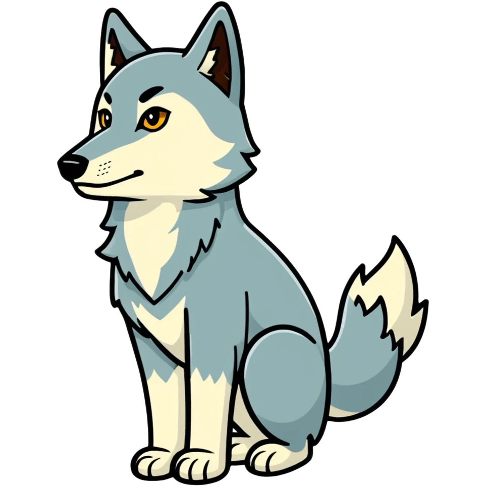 Wolf emoji