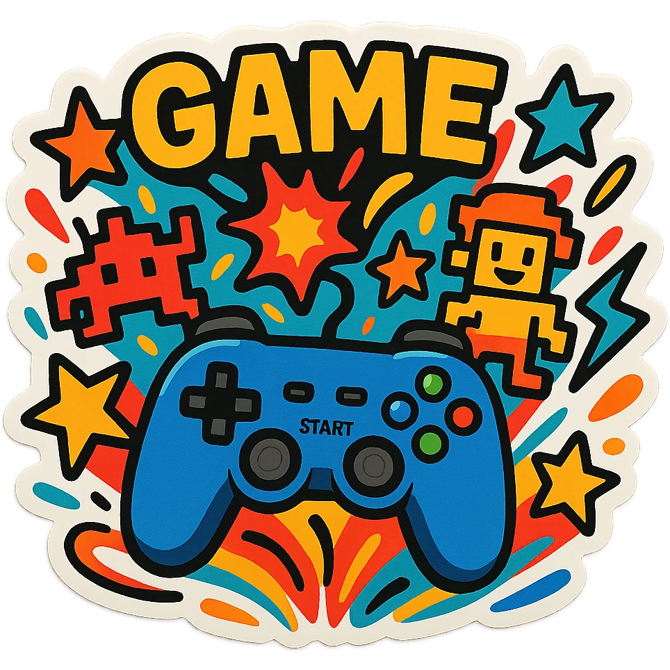Game sticker emoji