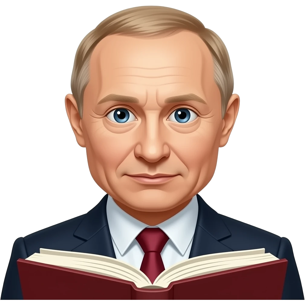 Путин читает emoji