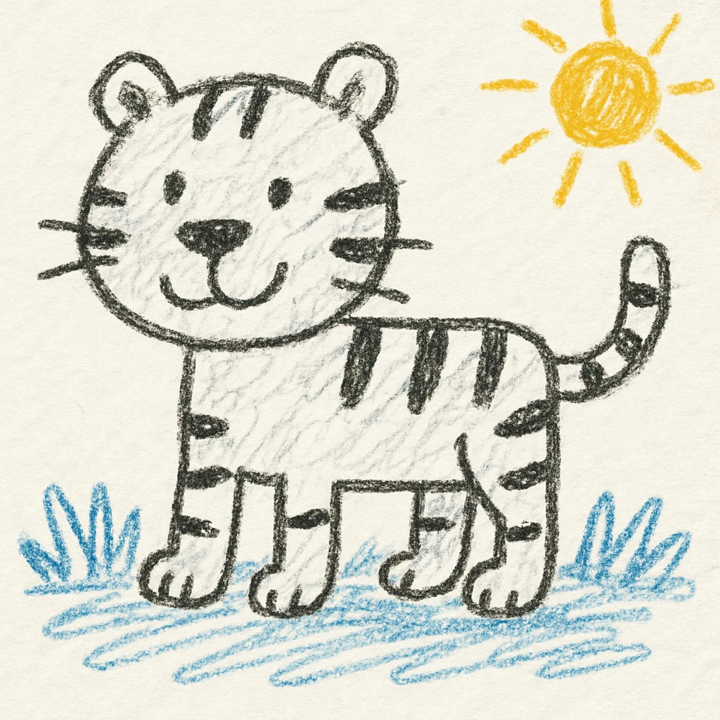 White Tiger emoji