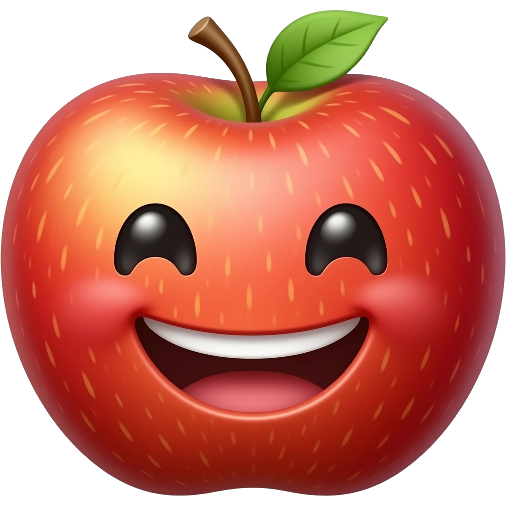 very happy ap[plke emoji