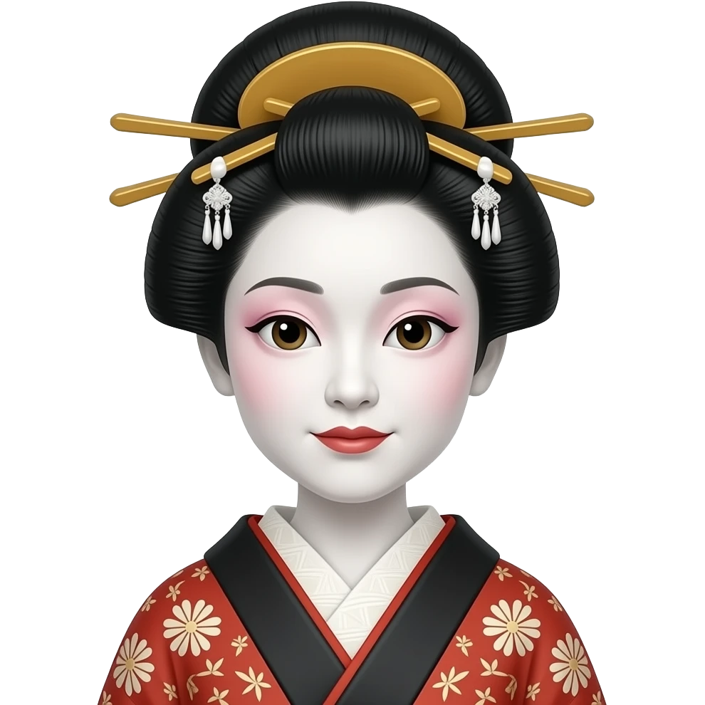 feudal Japan woman emoji