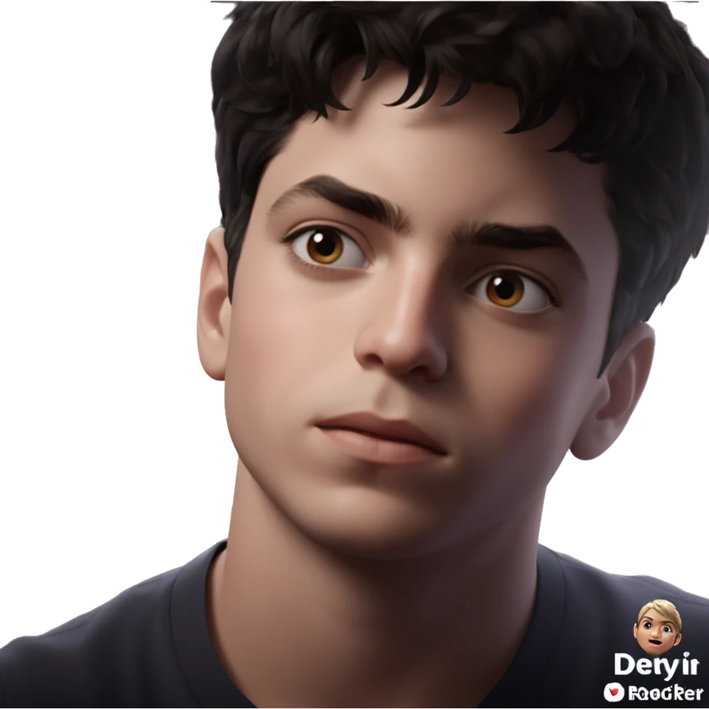 blurry portrait of a boy emoji