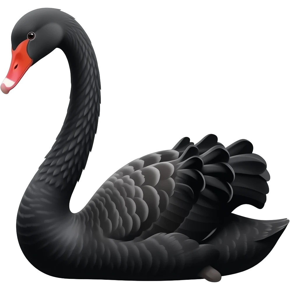 All black swan emoji no other colour emoji