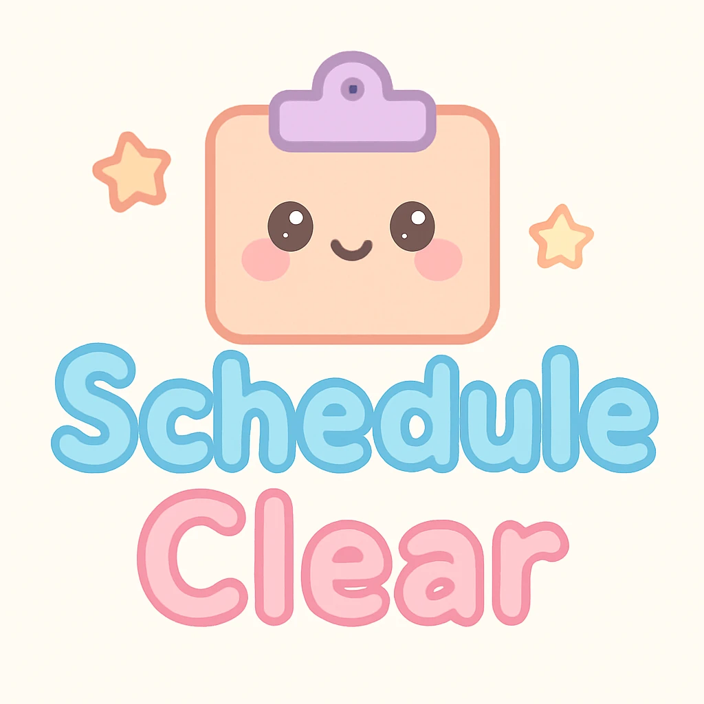 Schedule clear emoji