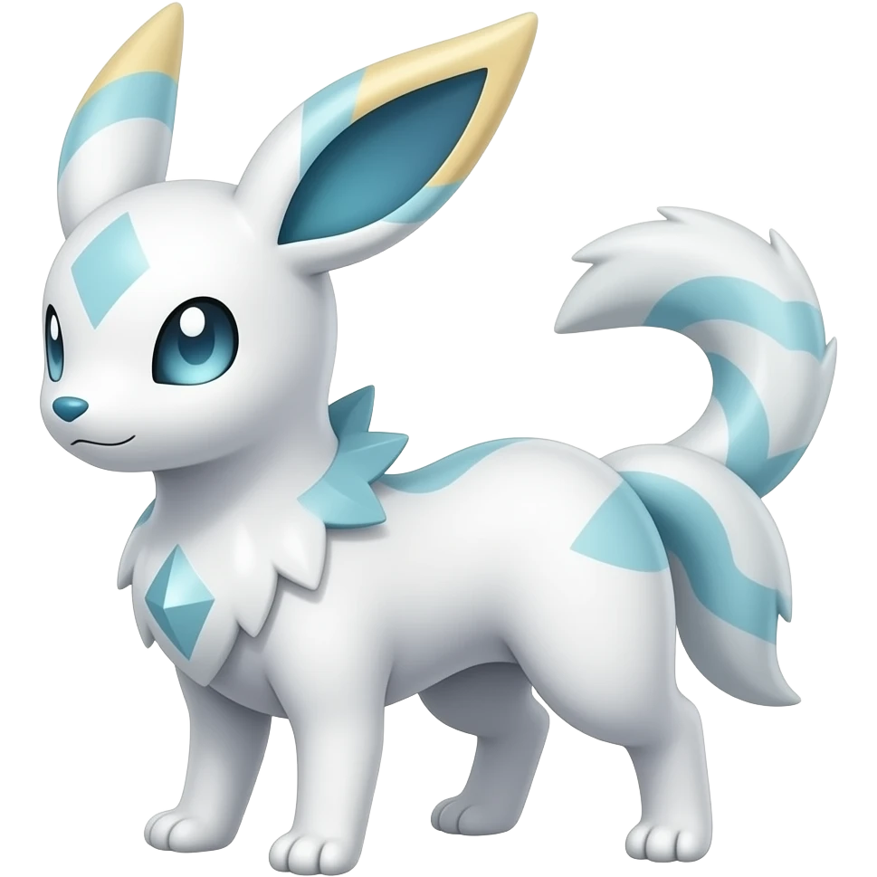 Shiny-Absol-Amaura-Minccino-Sylveon-Fakemon-Pokemon-hybrid emoji