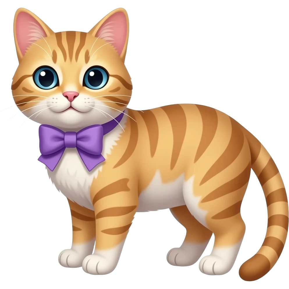 Gatto con i fiocchi emoji