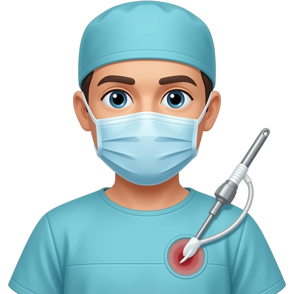 dibujos de un paciente en sala quirurgica por apendicitis emoji