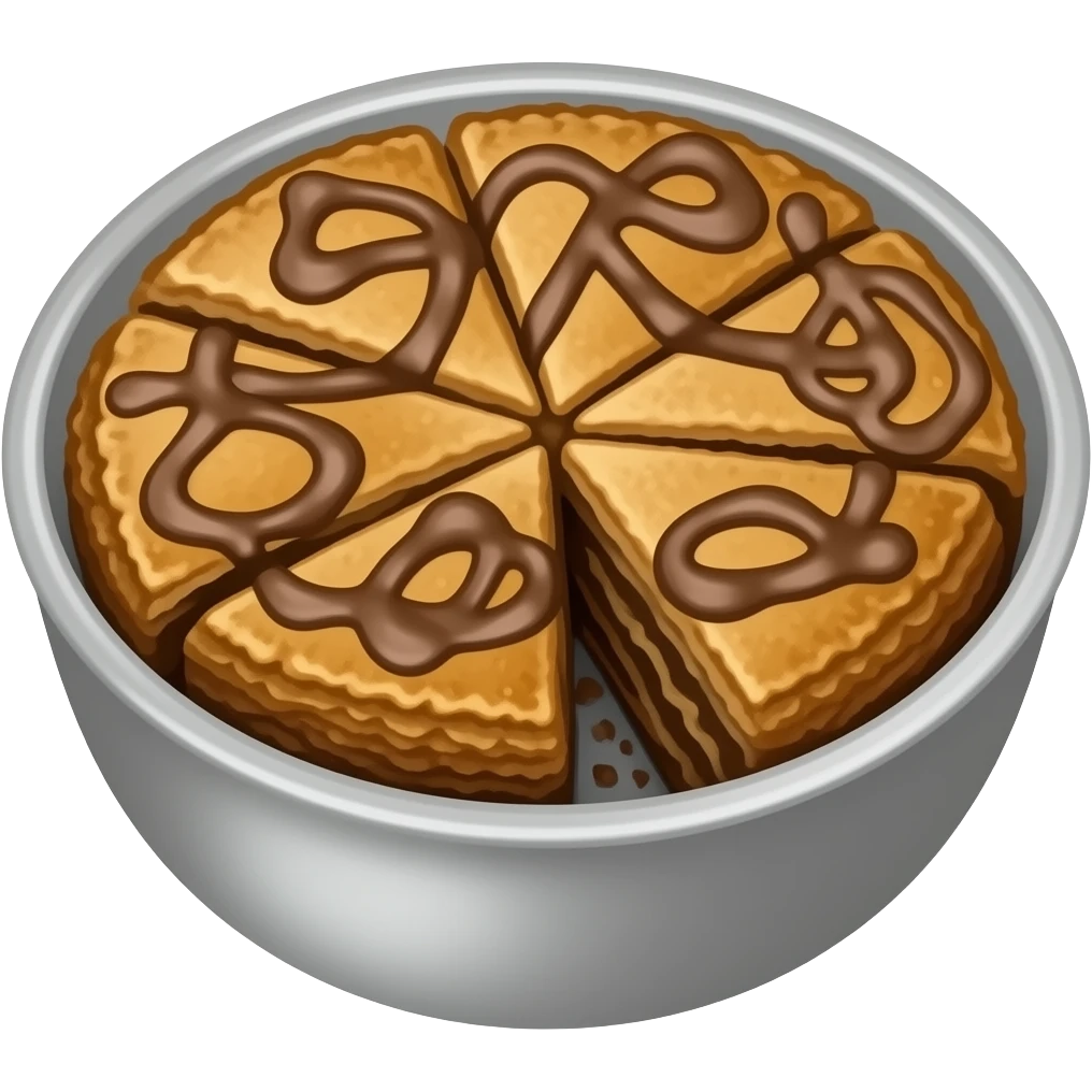 Kunafa chocolate flavour (180 DEFREE ANGLE) emoji