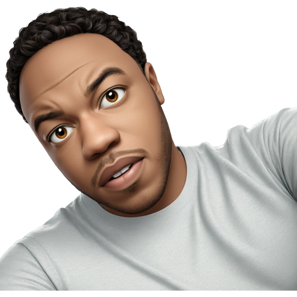 realistic portrait of brown eyed boy emoji