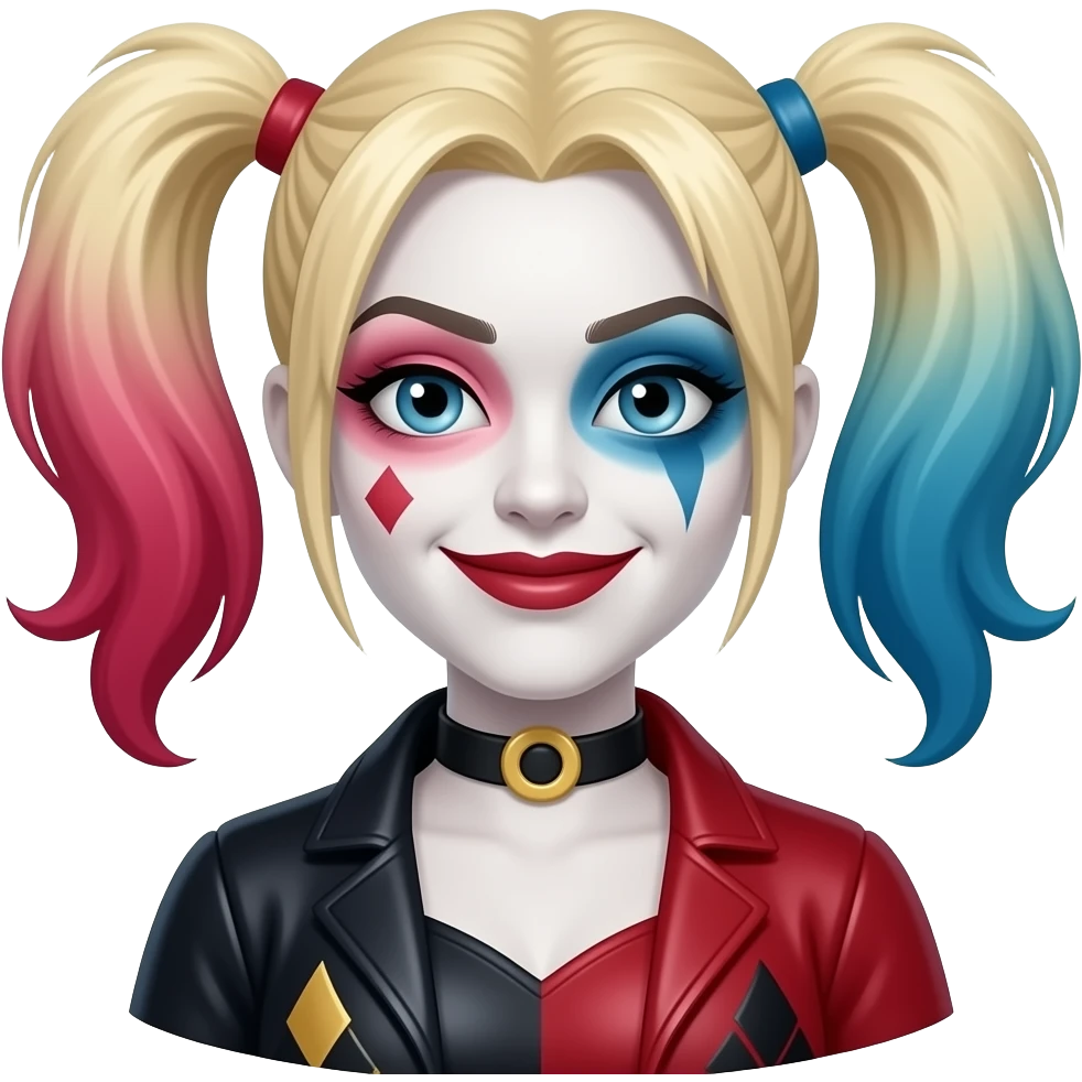 Harley Quinn from Heroes and Villains emoji