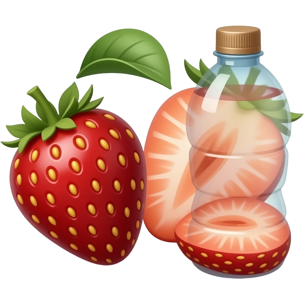 1L çilekli süu emoji