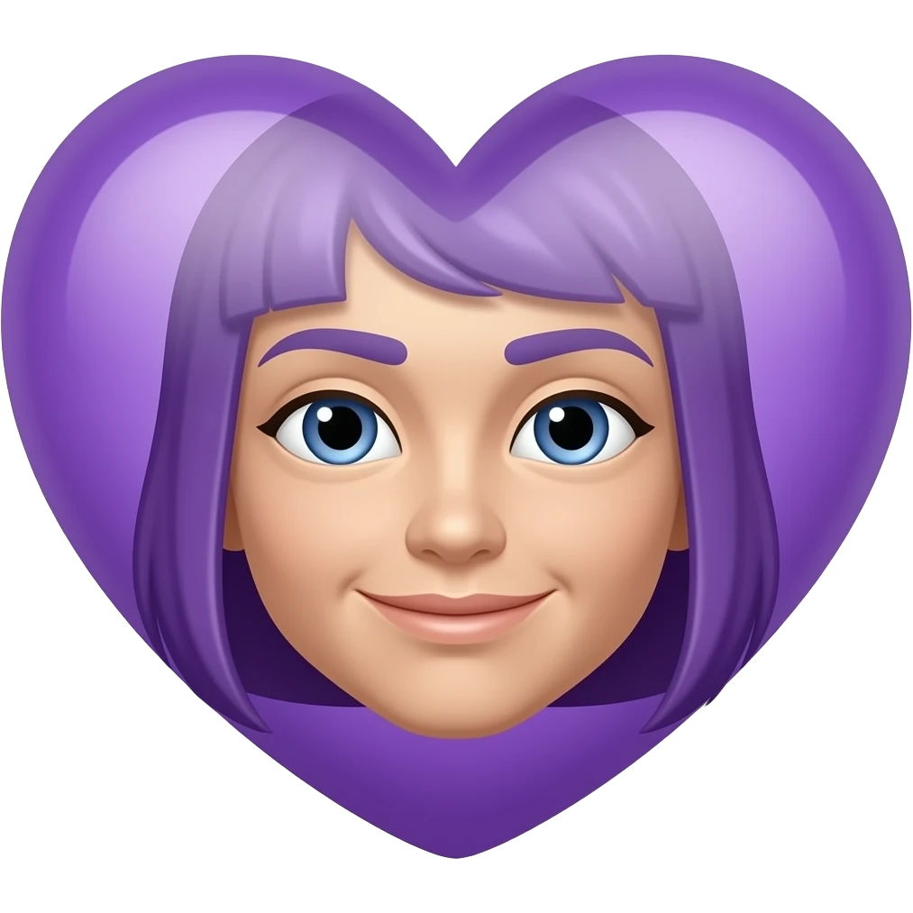 💕this but in purple emoji