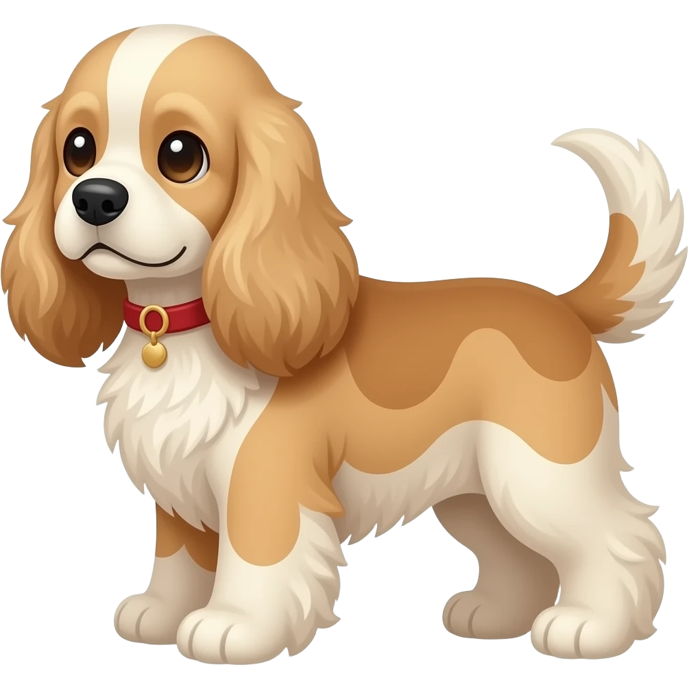 베이지 아메리칸 코커스파니엘 emoji