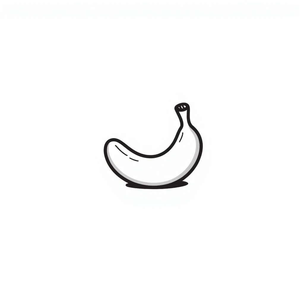 banana, simple emoji